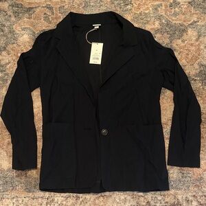 a new day Black Single-Button Relaxed Blazer